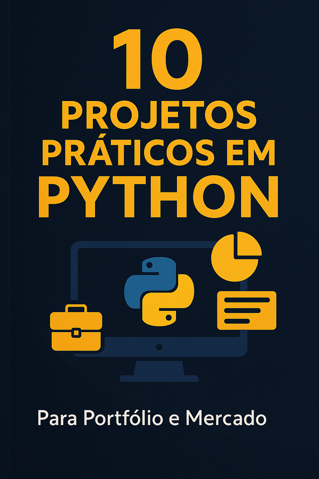 Capa do eBook 10 Projetos Práticos em Python