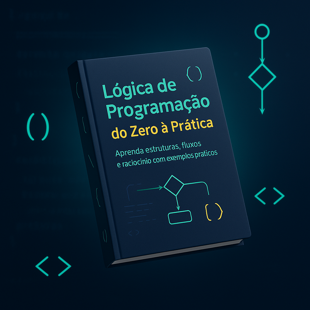 Capa do ebook Lógica de Programação: do Zero ao Prático